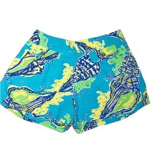 Lilly Pulitzer Shorts Melrose Sound The Horn Size XS